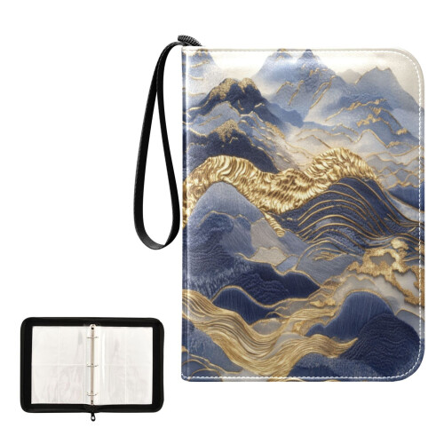 Trading Cards Album with 4-Pocket Sheets, 400 Capacity
