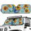 Sunflower Butterfly Windshield Sunshade for Jeep Wrangler 2