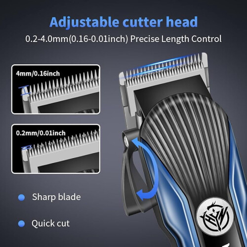 Cordless Hair Clippers for Men USB Rechargeable 240 Min 2