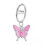 Stainless Steel Glitter Belly Button Ring CZ 7 1