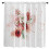 Red Corn Poppy Flower Curtains 2-Pack 1