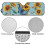Sunflower Butterfly Windshield Sunshade for Jeep Wrangler 5