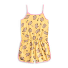 (11-12 Years) Pusheen Sleeveless Playsuit (Girls Yellow)