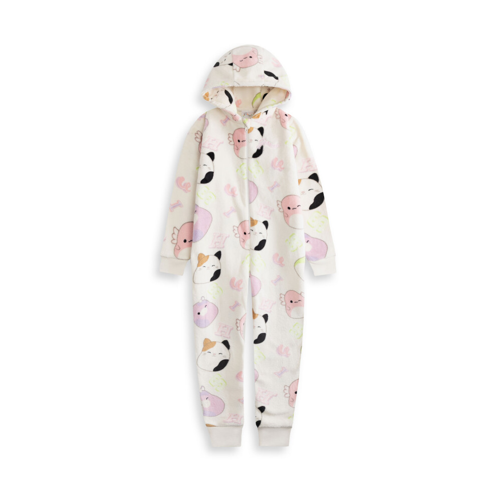 Squishmallows (7-8 Years) Onesie (Girls White)