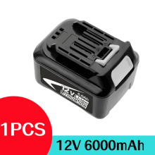 Li-ion Battery 10.8V 12V 6000mAh for Makita BL1040 DF031D