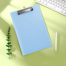 Recycled Plastic Clipboard Light Blue 8.8 x 12.3 Inch