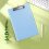 Recycled Plastic Clipboard Light Blue 8.8 x 12.3 Inch 1