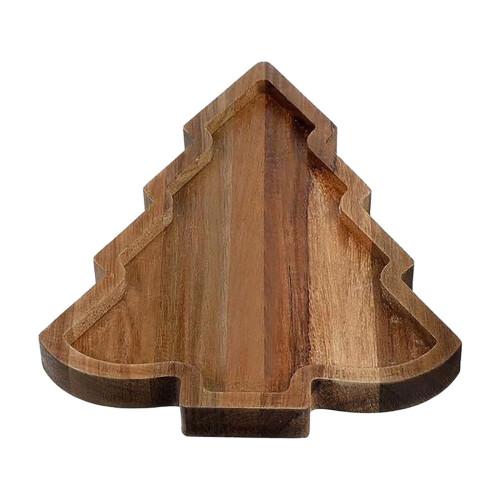 Servierplatte aus Akazienholz, 1 Stück