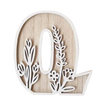 5 inch (12,7 cm) beschilderbare houten letters voor aan de muur
