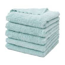Microfiber Cleaning Cloth 10x10 Inch Blue Reusable Towel