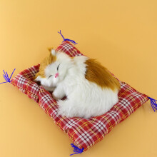 Peluche interattivo a forma di gatto con pulsante sonoro "Miao" (1 pezzo)