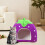 Heated Cat House Indoor Outdoor Foldable with Sponge Padding 4