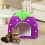Heated Cat House Indoor Outdoor Foldable with Sponge Padding 5