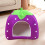 Heated Cat House Indoor Outdoor Foldable with Sponge Padding 6