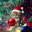 Grappige kat kerstboomhanger van acryl, 1 stuk 1