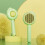 Pet Comb with Release Button Orange 6