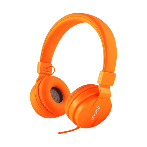 Lightweight Stereo Wired Headset Adjustable Headband for