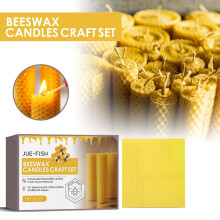 Beeswax Candle Making Kit Natural Honeycomb Texture 2 Pack