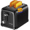 Black Toaster 2-Slice Extra-Wide Slots 7 Shade 900W 1