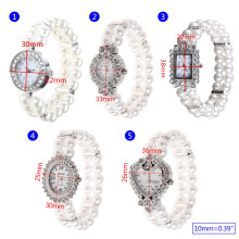 Women's Simulated Pearl Bracelet Elastic Wristband Jewelry