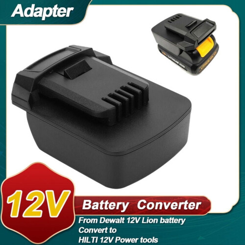 12V Adapter for Hilti and DeWalt Cordless Tools
