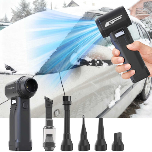 Cordless Air Duster for Car Interior Cleaning 9 Speed LED 2