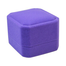 Velvet Ring Box Jewelry Display Storage 4x5x5.5 cm