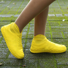 Nonslip Shoe Covers Silicone Blue 3 Pairs