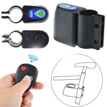 Waterproof Bike Security Alarm Black 1 Set