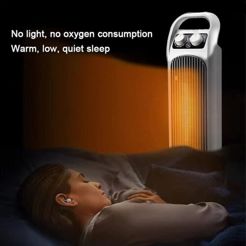 Ceramic Tower Heater Oscillating 2 Heat Settings 1