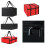 Insulated Pizza Delivery Bag Waterproof Thermal Backpack 3