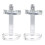 Fire Extinguisher Wall Rack Iron 2 pcs 6