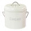 Kitchen Compost Bin with Handle 1.3 Gallon Milky White 1