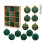 Décorations de Noël incassables floquées pour sapin (lot de 12) 2
