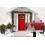 Christmas Tree Snowflake Magnetic Mailbox Cover Red White 3