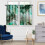 Marble Kitchen Curtains Emerald Green Jade Gold Abstract 2