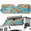 Tropical Turtle Windshield Sun Shade Foldable UV-Blocking 2