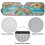 Tropical Turtle Windshield Sun Shade Foldable UV-Blocking 5