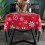 Christmas rectangle tablecloth snowflake design 60x120 4