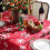 Christmas rectangle tablecloth snowflake design 60x120 5