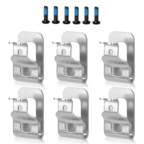 Electrical Power Tool Belt Clip Steel 6-Pack for DEWALT 20V