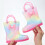 Kids Cartoon Rain Boots Waterproof Rubber Size 5-6 7