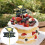 Cake Inserts Graduation Theme Glitter Diploma Cap 24 pcs 3