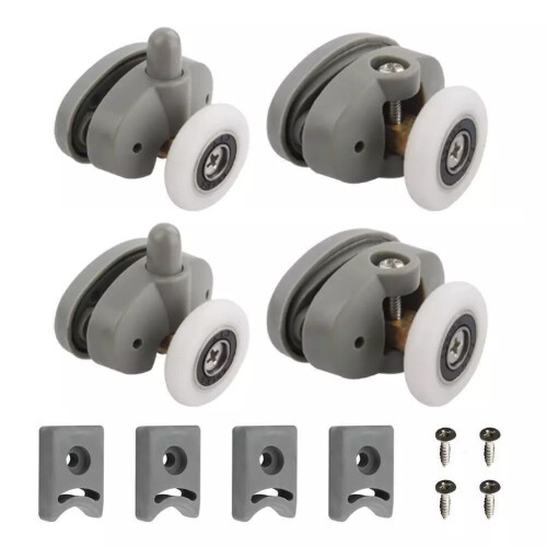 Single Shower Door Wheels Set 23mm