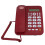 Red Wired Desk Phone with Caller ID for Home Office 2