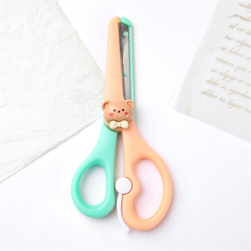 Safety Scissors Bear Left-Handed Blunt Tip 1 Pair 1