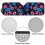 Windshield Sun Shade Boho Floral Turtle Design 52.95 x 6