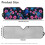 Windshield Sun Shade Boho Floral Turtle Design 52.95 x 7