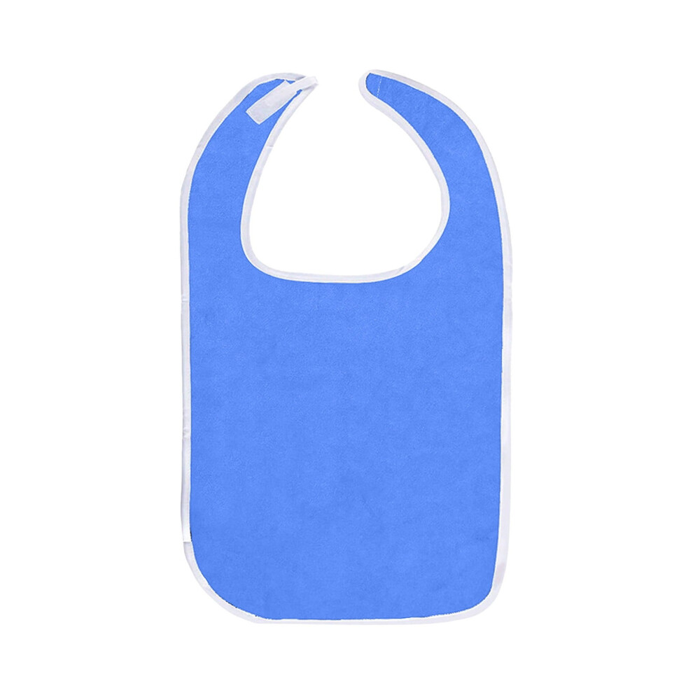 Adult Cloth Bib Large Washable Adjustable Hook-and-Loop