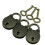 Mini Padlocks Vintage Bronze Style 3 PCS 8